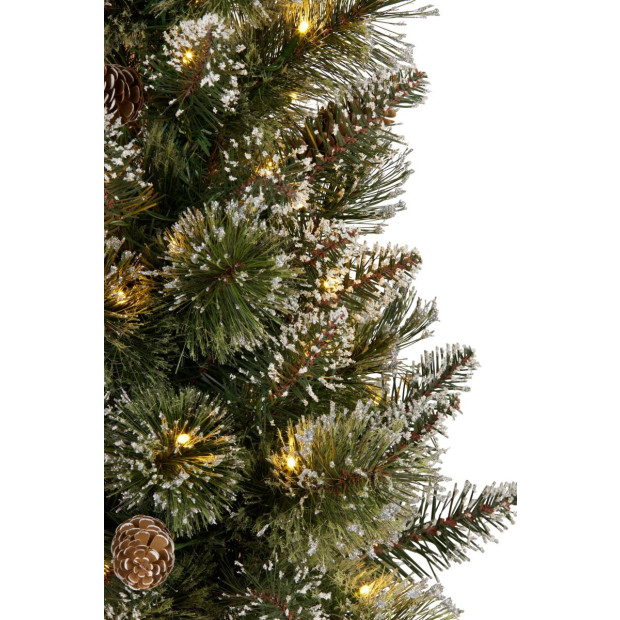 2ft Christmas Tree with Lights - Potted Cashmere Image 3