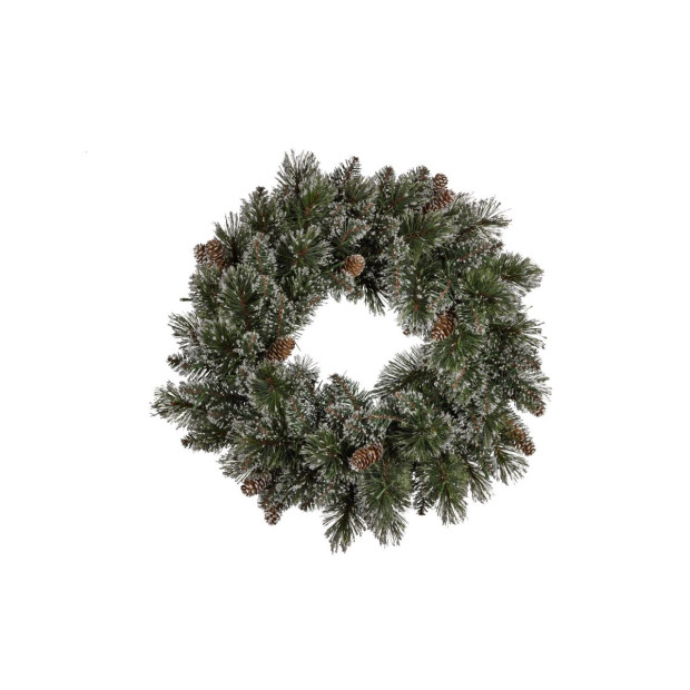 Christmas Wreath with Lights- 61cm Cashmere Image 2