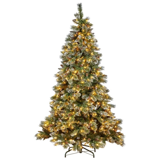 Christabelle Premium 7.5ft Christmas Tree with Lights - Cashmere