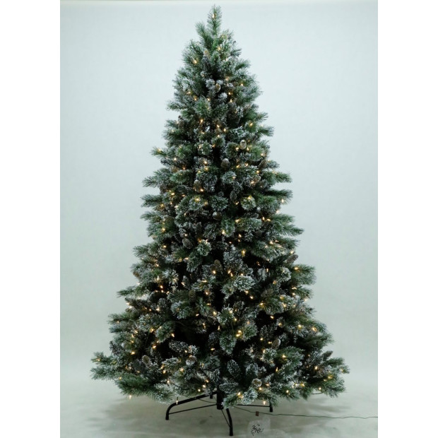 7.5ft Christmas Tree with Lights - Cashmere
