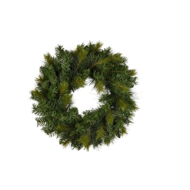 Christmas Wreath with Lights - 61cm Eastern Pine Image 2
