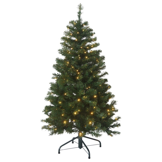 137cm Pine Slimline Christmas Tree with Lights Image 2