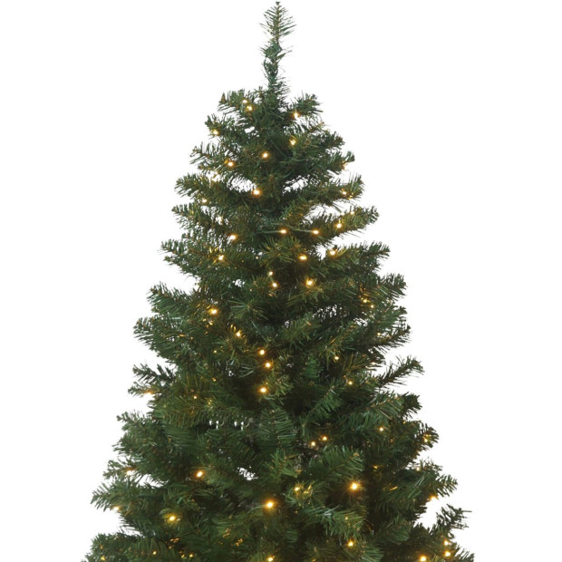 137cm Pine Slimline Christmas Tree with Lights Image 3