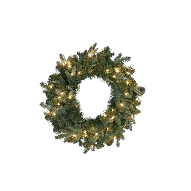 61cm Noble Christmas Wreath with Lights
