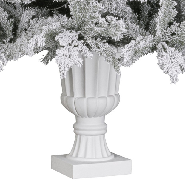 Christabelle 2.3m Christmas Tree Potted Alpine Fir with Pre Lit Multi-Colour LED Lights Image 8
