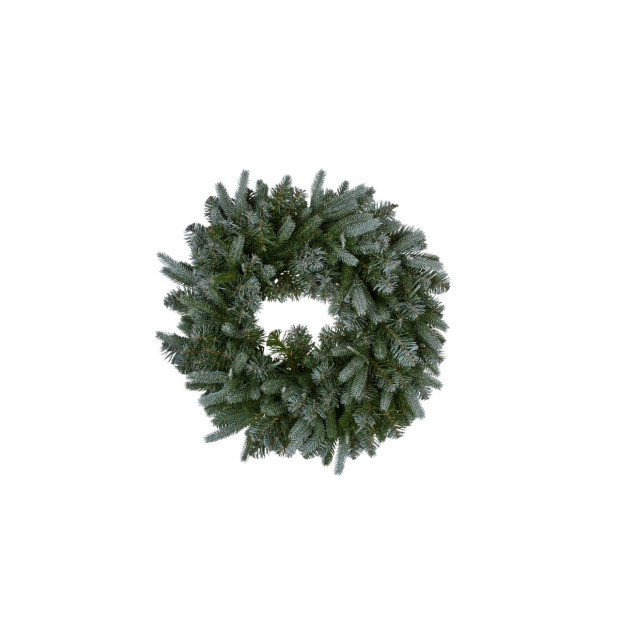 61cm Silver Fir Christmas Wreath with Lights Image 2
