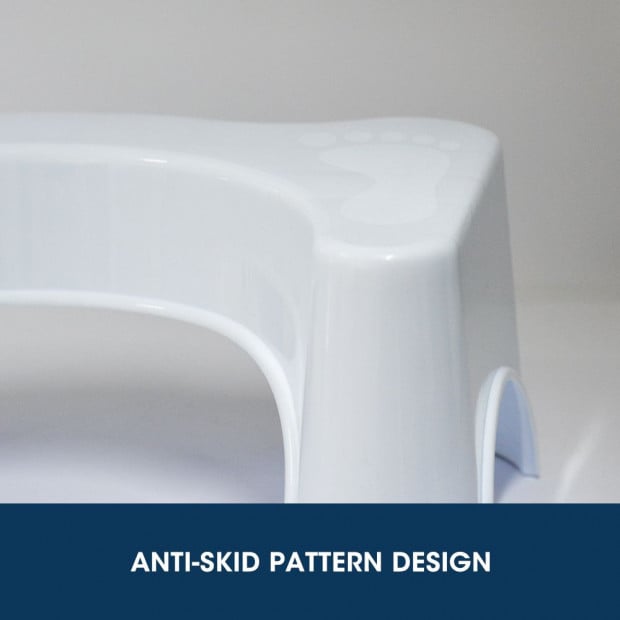 2 Pcs Most Comfortable Toilet Potty Stool Consitipation Relief Image 7