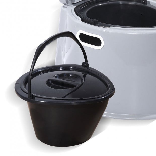 Outdoor Portable Toilet 6L Camping Potty Caravan Travel Camp Boating Image 3
