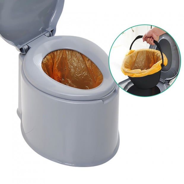 Outdoor Portable Toilet 6L Camping Potty Caravan Travel Camp Boating Image 4
