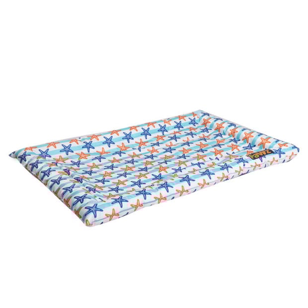 Pet Cool Gel Mat Bed Dog Bolster Self-cooling Star Summer Large