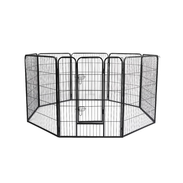 8 Panel Pet Dog Playpen Puppy Exercise Cage Enclosure Fence Cat 40