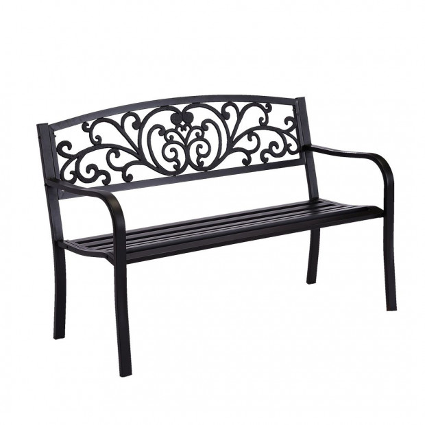Garden Bench Seat Outdoor Furniture Cast Iron Patio Chair