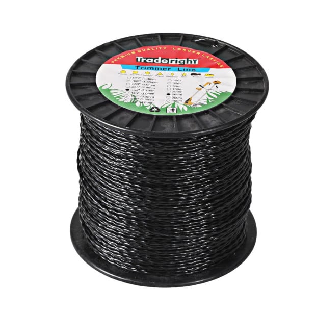 Line Spiral Twist String 2.7MM x 264M Whipper Snipper Cord Feed Grass