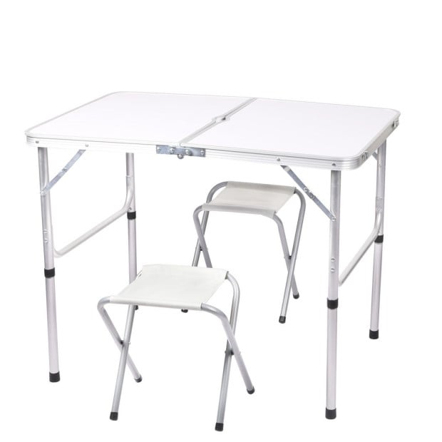 Camping Table Chair Set Folding Portable Outdoor Picnic BBQ Desk