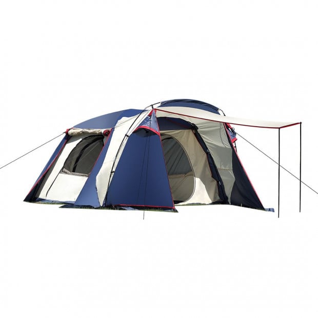 Camping Tent Portable Outdoor Hiking Beach 4-6 Person Shade Shelter