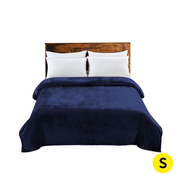 320GSM 220x160cm Ultra Soft Mink Blanket Warm in Teal Colour