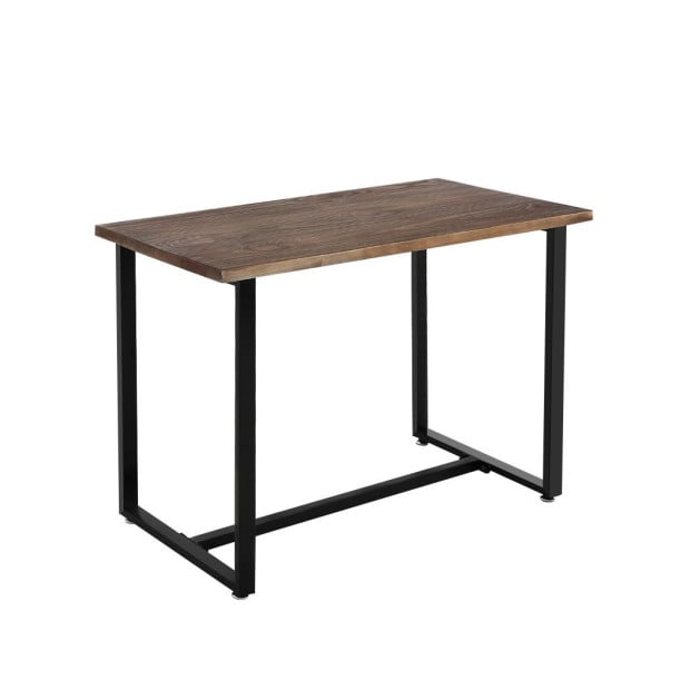 Dining Table Wooden Metal Kitchen Tables Cafe Restaurant 110cm