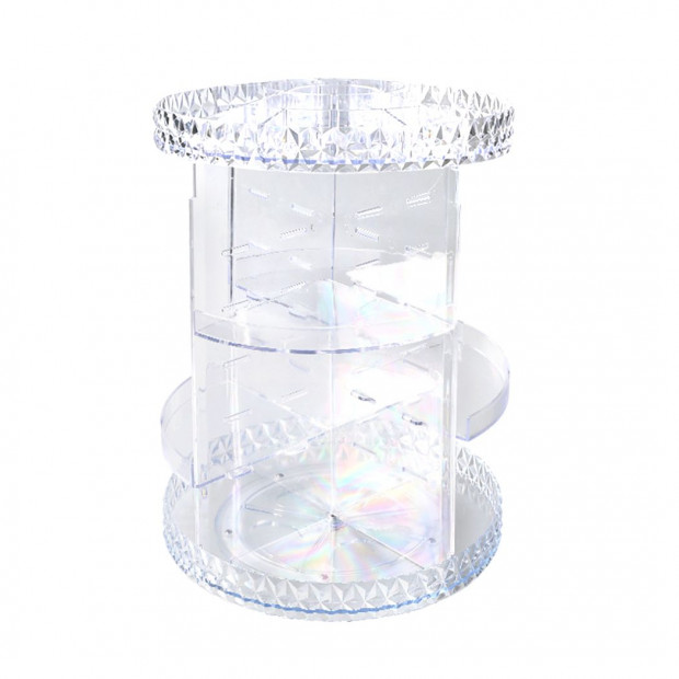 Makeup Organiser Acrylic Rotating Cosmetic Organizer Holder Clear