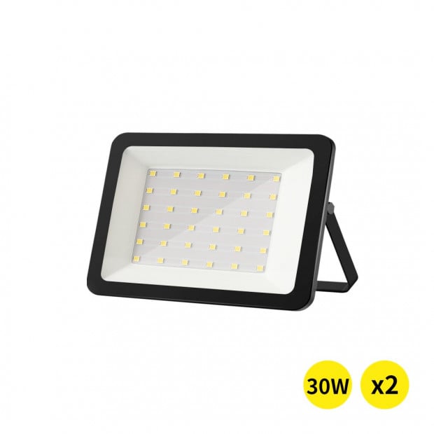 Emitto LED Flood Light 30W Outdoor Floodlights Lamp 220V-240V 2PCS