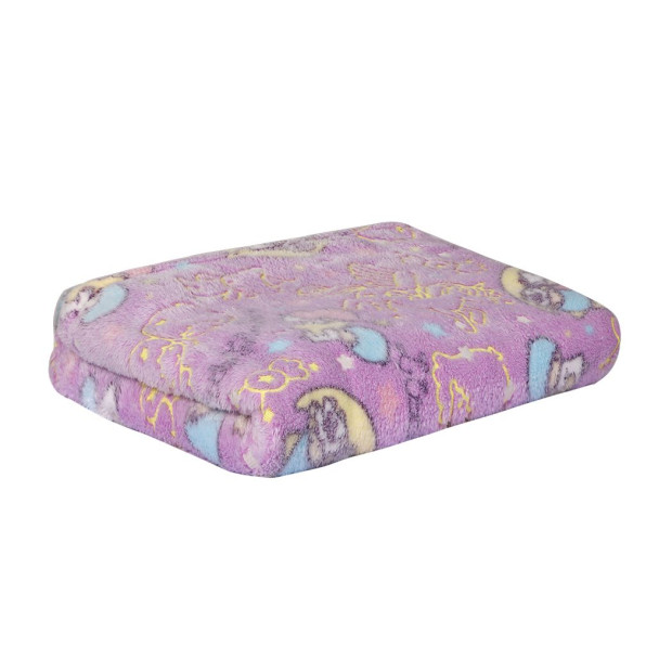 Throw Blanket Soft Warm Large Sofa Flannel Glow in the Dark Medium