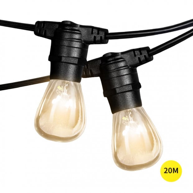 20M Festoon String Lights Kits Christmas Wedding Party