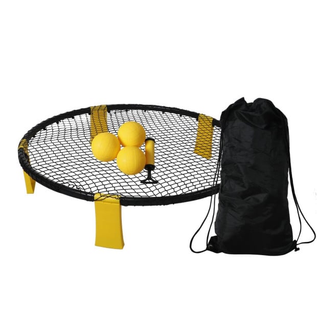Spikeball Kit Spike Ball Set Outdoor Game Garden Net Mini Volleyball
