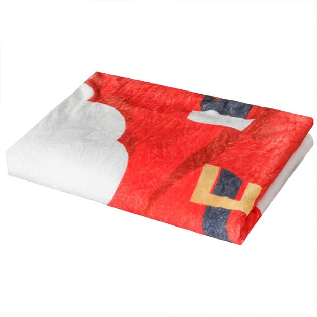 Throw Blanket Xmas Flannel Double Sided Fleece Christmas 150 x 200cm