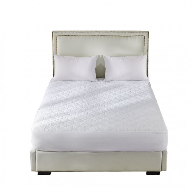Mattress Protector Topper Cool Fabric Waterproof Cover Single
