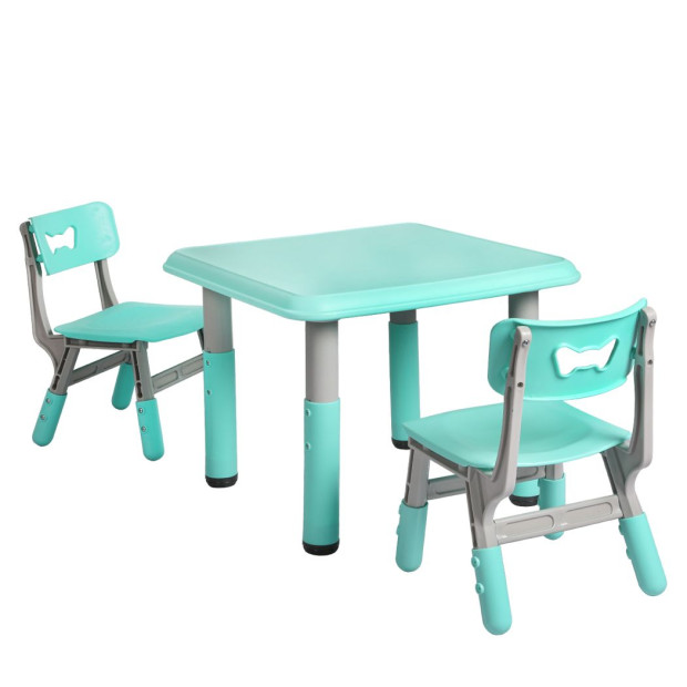 Kids Table Chairs Children Furniture Play Study Desk Set Green