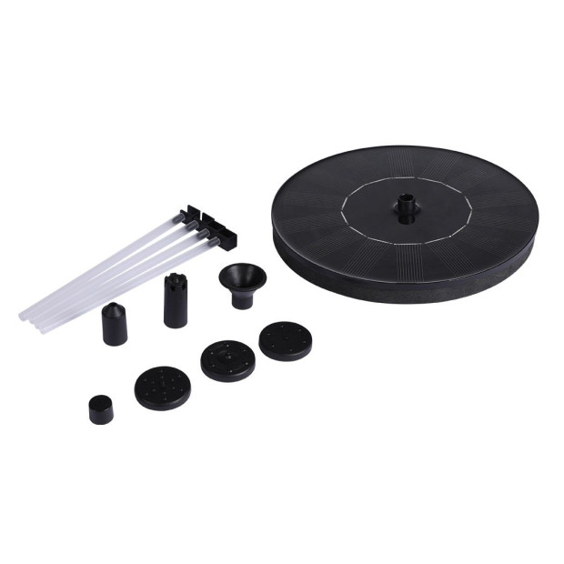 Solar Powered Water Fountain Floating Kit Garden Pond Pool Panel