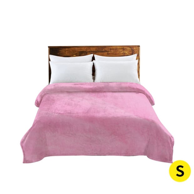 320GSM 220x160cm Ultra Soft Mink Blanket Warm Throw in Teal Colour