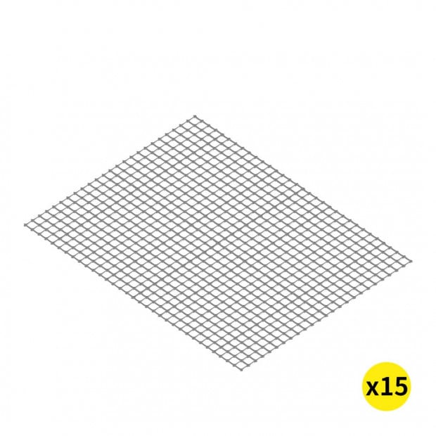 15m Aluminium Gutter Mesh Guard Leaf Garden 100x20cm Long Service Life