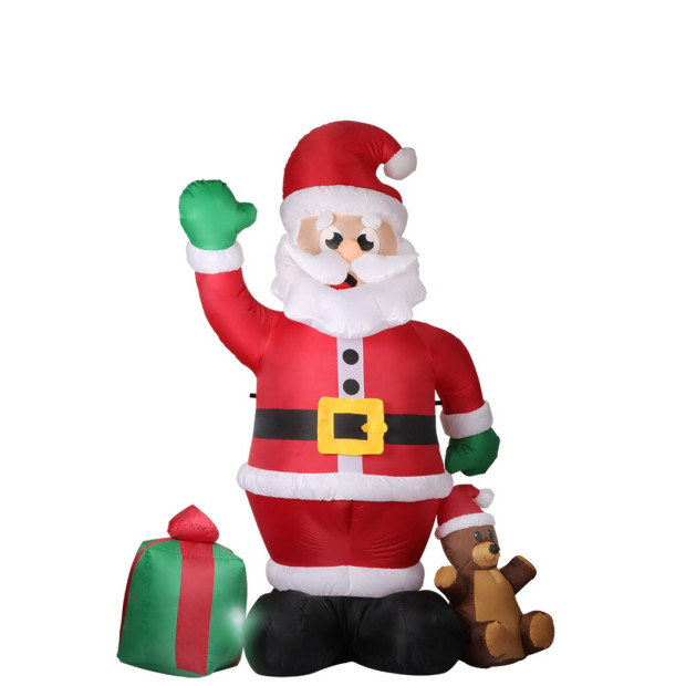 Inflatable Christmas Outdoor Decoration Santa 2.4M LED Lights