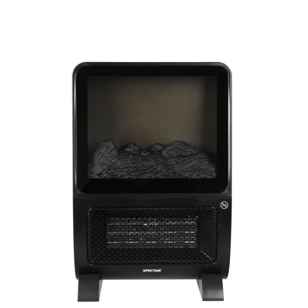 Electric Heater Fireplace Portable 3D Flame Remote Control 2000W Image 2