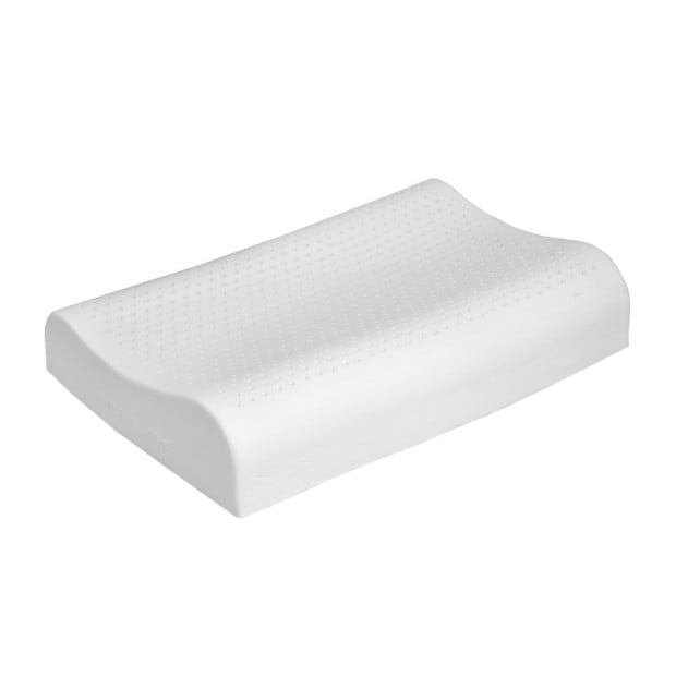 Natural Latex Pillow Removable Cover Memory Down Luxurious B-shape Image 2