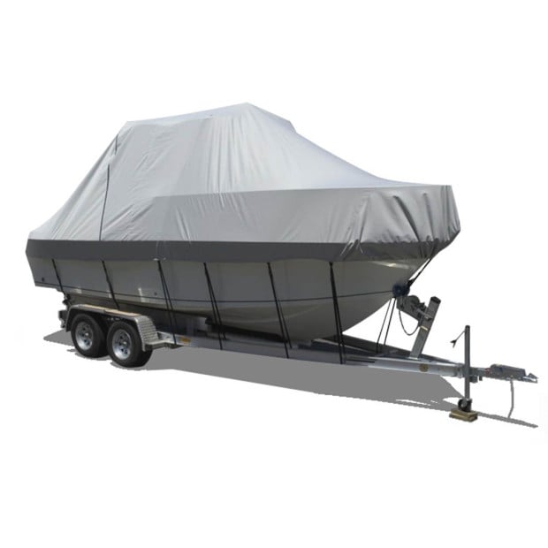 21-23 FT Boat Cover Trailerable Weatherproof Jumbo Marine Heavy Duty Image 2