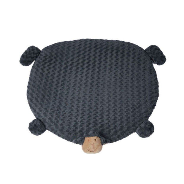 82cm Pet Bed Cat Calming Dog Squeaky Toys Cushion Puppy Mat Charcoal Image 2
