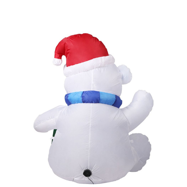 Santaco Inflatable Christmas Decorations Polar bear 1.2M LED Lights Image 2