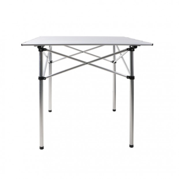 Roll Up Camping Table Folding Portable Aluminium Outdoor BBQ Desk Image 2