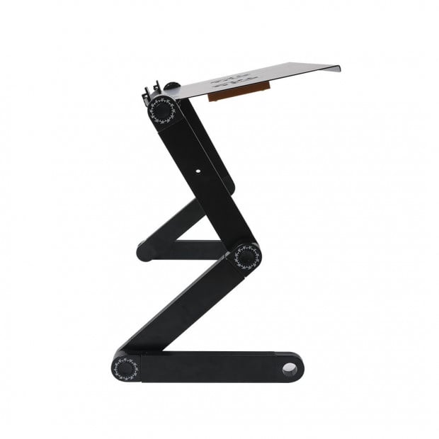 Foldable Laptop Desk Adjustable Sofa Table Tray Stand Mouse Portable Image 2