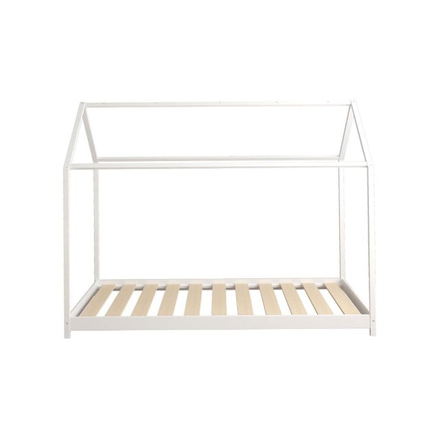 Bed Frame Single Wooden House Frame Wood Mattress Base Platform Image 2