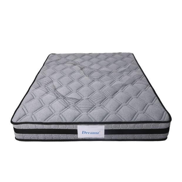 Mattress Spring Foam Medium Firm All Size 22CM Queen Dark Grey Image 2