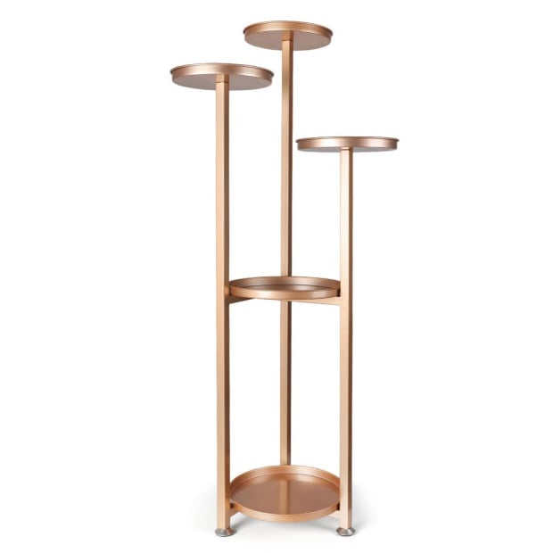Plant Stand Outdoor Indoor Flower Pots Rack Garden Shelf Black 100CM Image 2