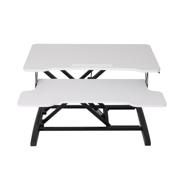 Standing Office Desk Riser Height Adjustable Shelf Computer Image 2