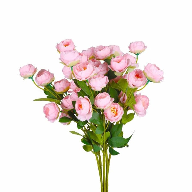 6x Artificial Flower 7 Heads Flowers Garden Home Decor Pink Image 3