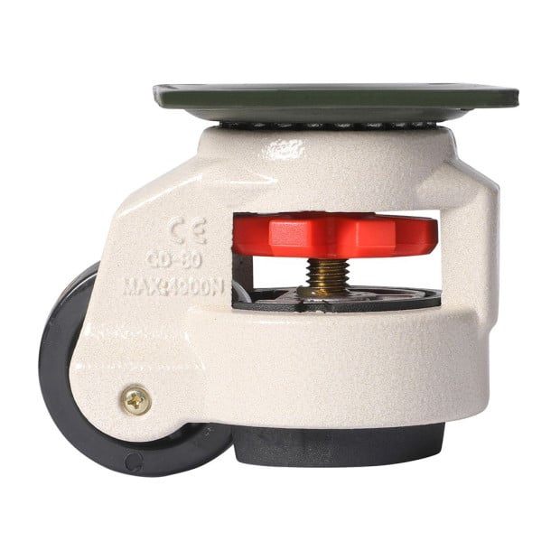 Leveling Caster Adjustable Wheel 1400KG Retractable GD80F 4PCS Image 2
