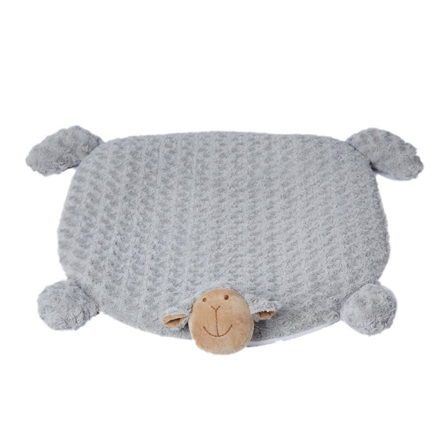 Pet Bed Cat Calming Dog Squeaky Toy Cushion Puppy Mat Grey Image 2