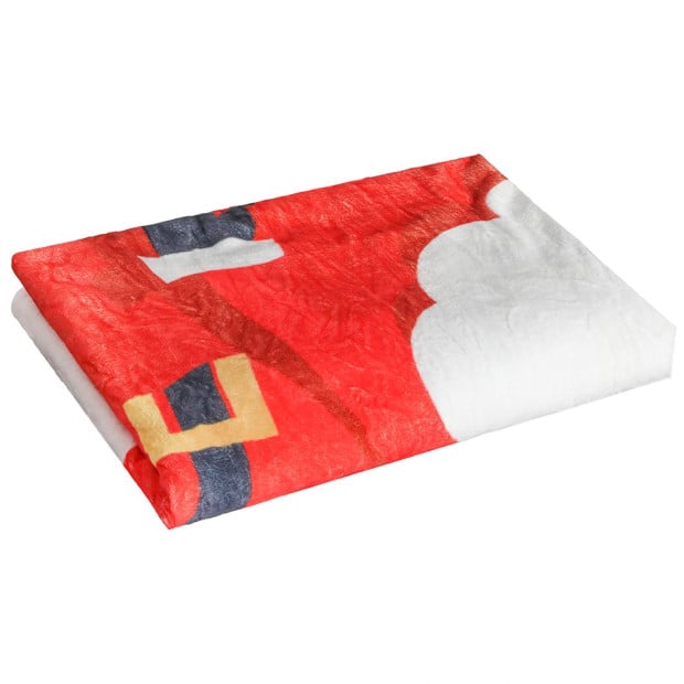 Throw Blanket Xmas Flannel Double Sided Fleece Christmas 150 x 200cm Image 2