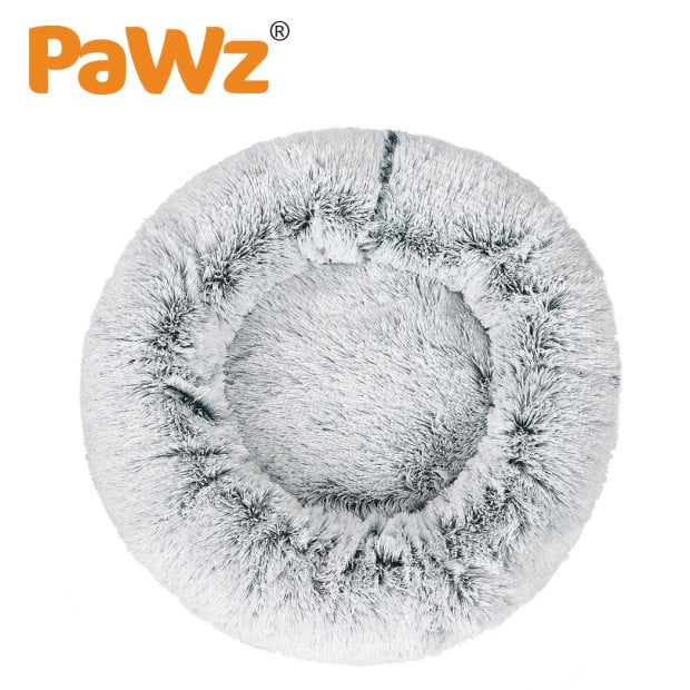 Pet Bed Cat Dog Donut Nest Calming Mat Soft Plush Kennel L Image 2