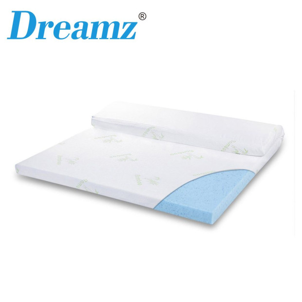 5cm Thick Cool Gel Memory Foam Mattress Topper Bamboo Fabric Single Image 2